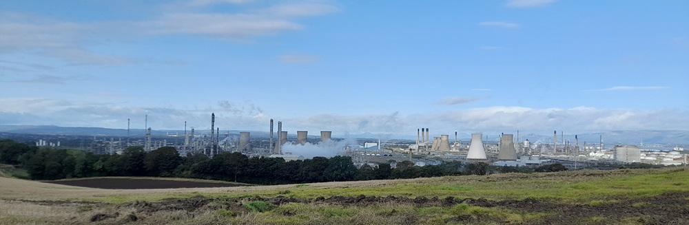 View of Grangemouth petrochemical site